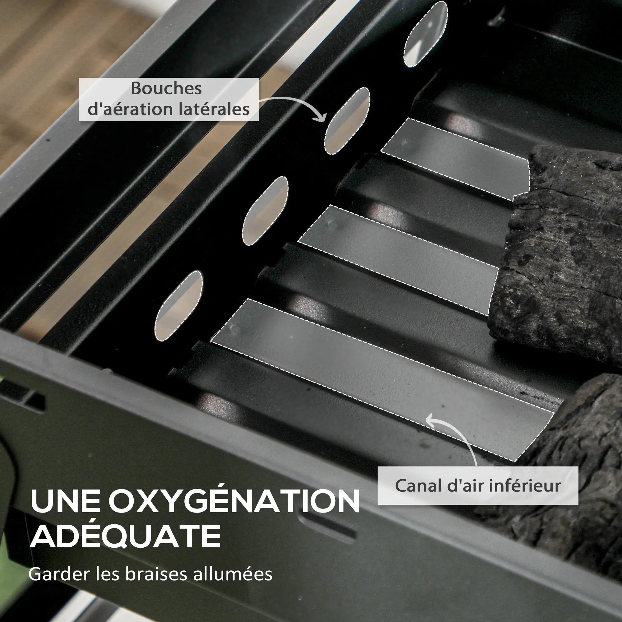 Barbecue Charbon Nomad – Pliable et Portable